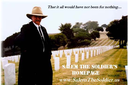 M. Baker, author of Salem the Soldier's Homepage and the spiritual warfare story, Salem the Soldier in Setting The Captives Free.