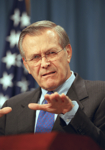 SOD Donald Rumsfeld: America's answer to Osama Bin Laden et.al