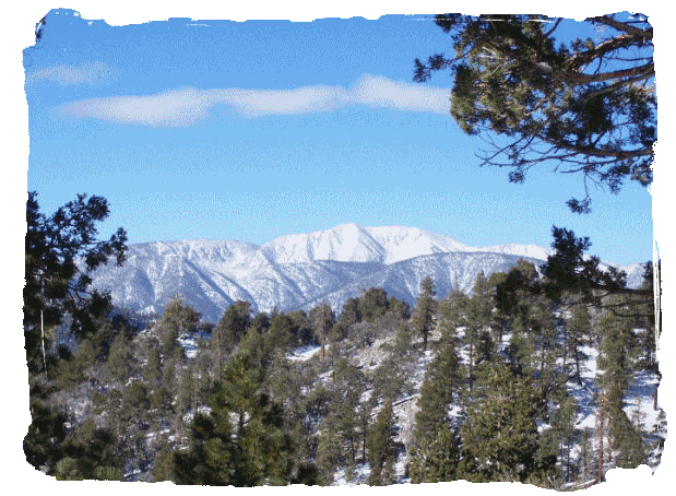 The San Gorgonio mountains, near where this event played out.